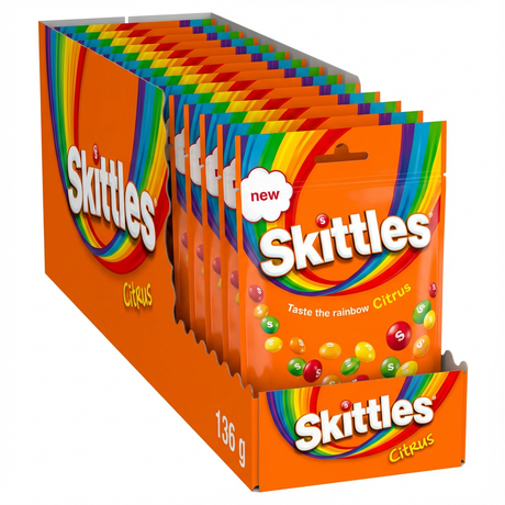 Skittles Citrus Bulk Value Box (15 - pack) - Candywrap.nl