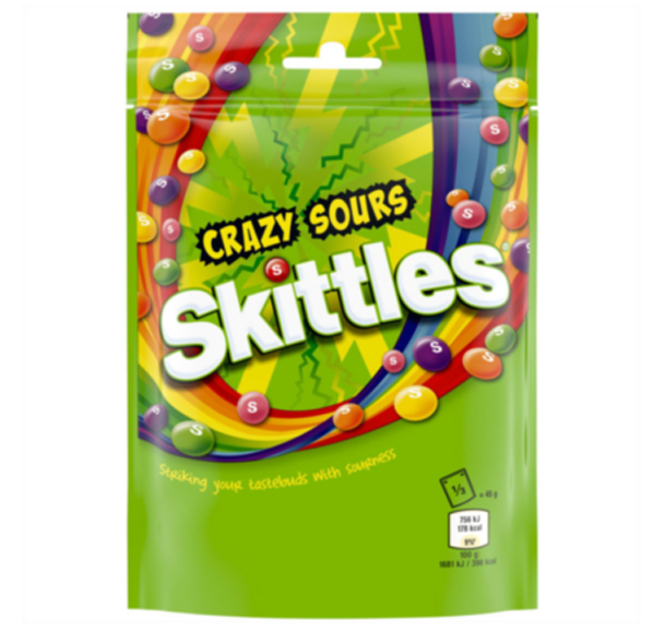 Skittles Crazy Sours Bulk Value Box (15 - pack) - Candywrap.nl