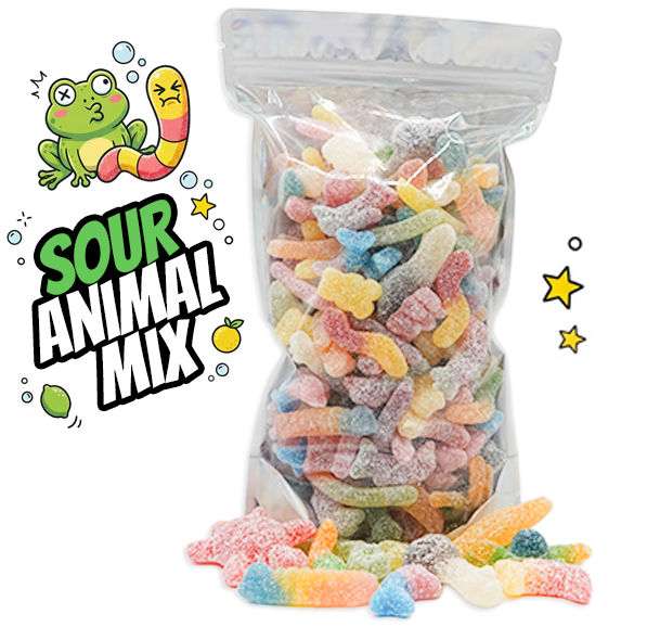 Sour Animal Mix - Candywrap.nl