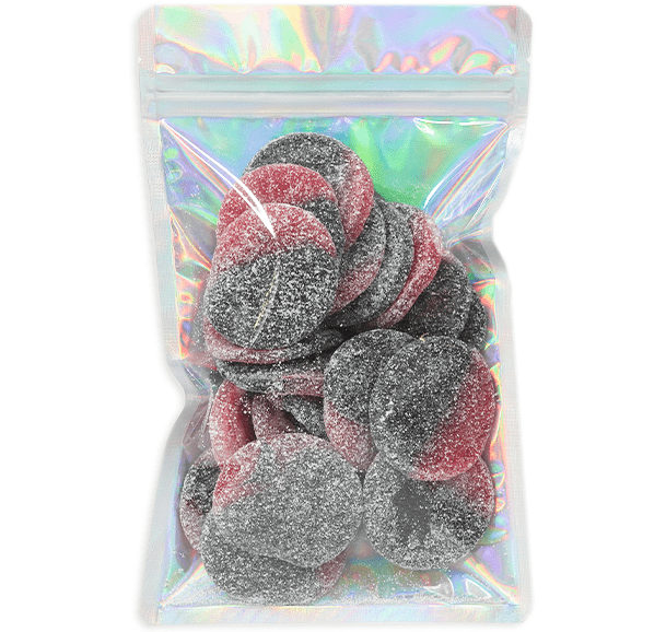 Sour Raspberry Drop Coins - Candywrap.nl