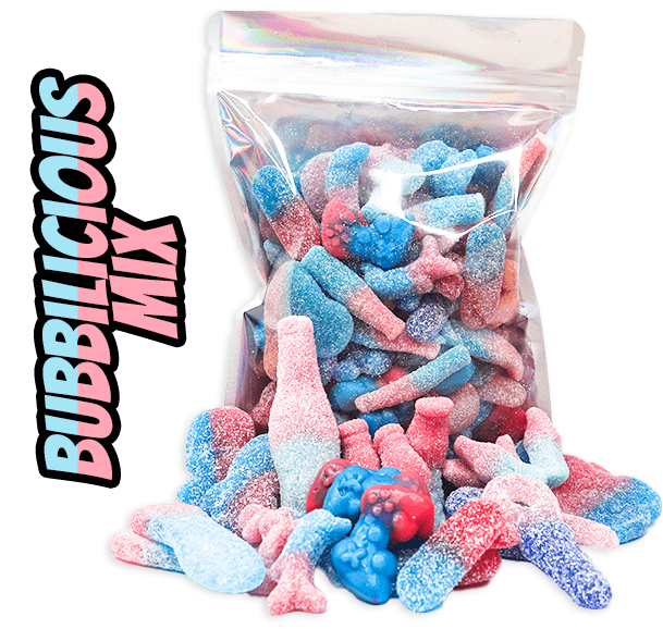 Sweet & Sour Bubbilicious Mix - Candywrap.nl
