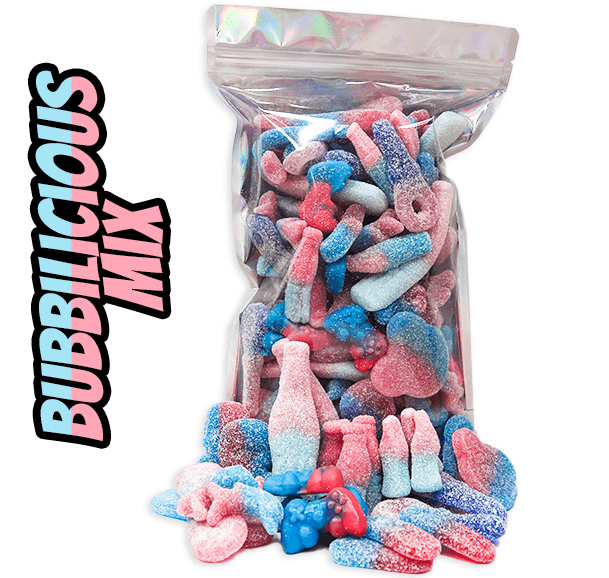 Sweet & Sour Bubbilicious Mix - Candywrap.nl