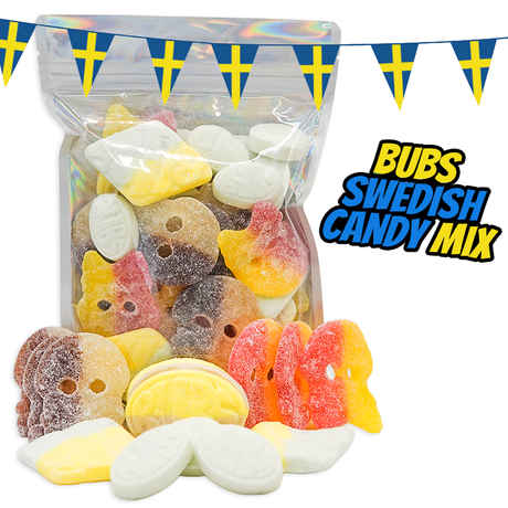 Sweet & Sour Bubs Swedish Candy Mix - Candywrap.nl