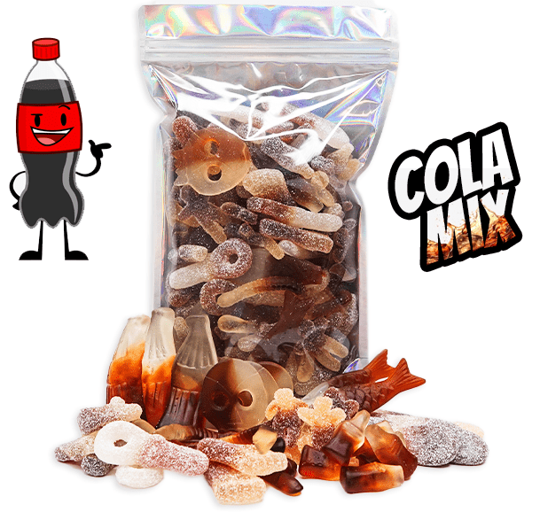 Coco Cola Sweet Rapper Cola Mix - Cola Snoepmix - Candywrap.nl