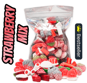 Sweet & Sour Strawberry Mix - Candywrap.nl