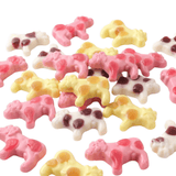 Trolli Cows voordeelzak met zachte zwart-witte koeien snoep gummies