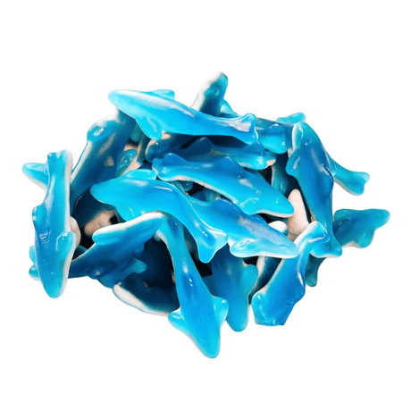 Haaien snoep van Trolli, Sharks voordeelzak met zachte blauw-witte haai gummies