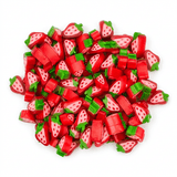 Vidal Strawberry Slices 1kg voordeelzak Spaans chewy aardbei plakken appelsap snoep