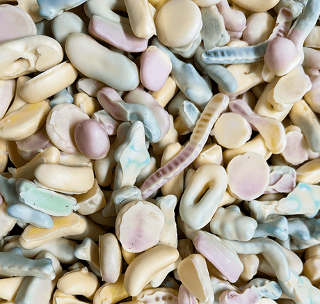 White Chocolate Covered Candy - Candywrap.nl