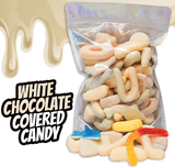 White Chocolate Covered Candy - Candywrap.nl