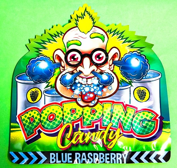 Dr Sour Popping Candy Blue Raspberry 15g Candywrapnl 6947