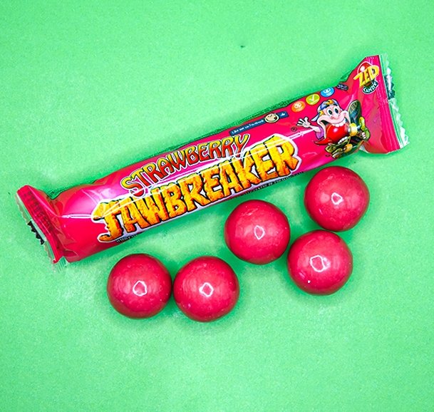 Jawbreaker Strawberry (35g) - Candywrap.nl