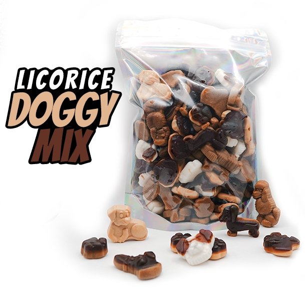 Licorice Doggy Mix - Candywrap.nl