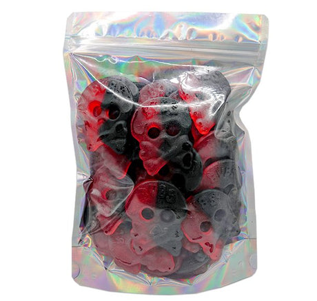 Raspberry Double Flavor Skulls - Candywrap.nl