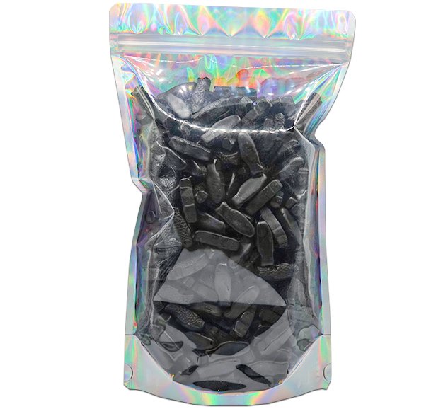 Salty Licorice Fishes - Candywrap.nl