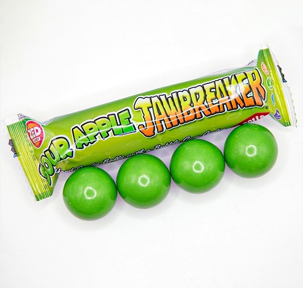 Sour Apple Jawbreakers (33g) - Candywrap.nl