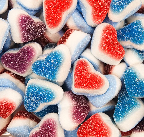 Sour Hearts - Candywrap.nl