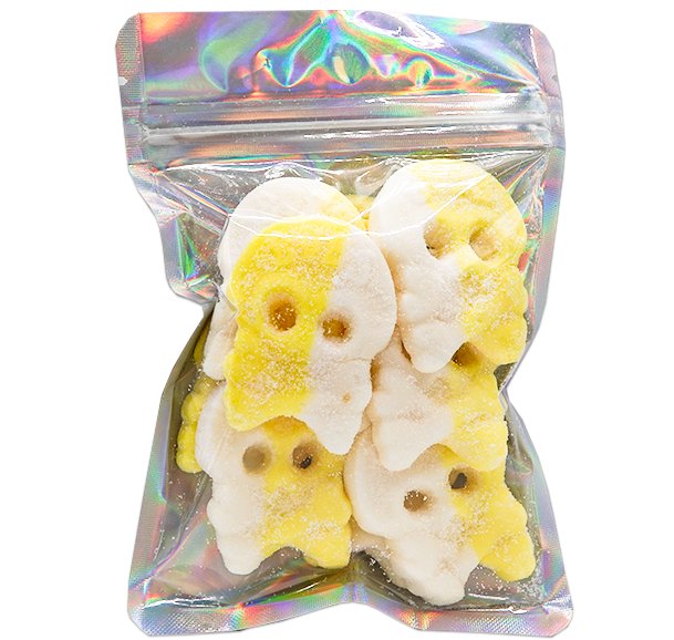 Sour Pineapple Skulls - Candywrap.nl