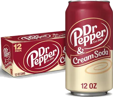 Dr Pepper Cream Soda Bulk Value Box (12-pack)