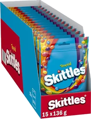 Skittles Tropical Bulk Value Box (15-pack)