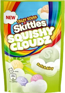 Skittles Crazy Sours Squishy Cloudz