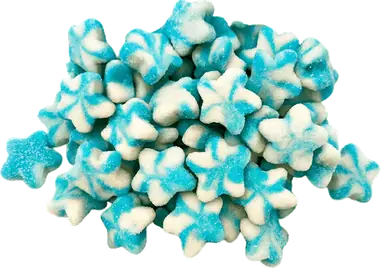 Dulceplus: Sugared Blue Twist Stars